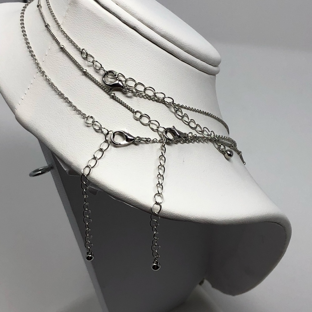 ‼️LAST 1‼️Bundle of 3 Silver Tone Chains - Picture 2 of 4